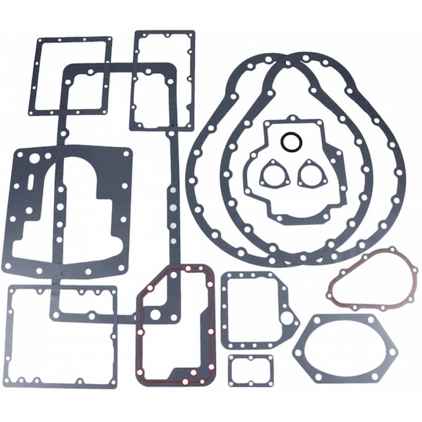 Aftermarket 386683 Rear Housing Overhaul Gasket Set Fits International 806 1086 1586 Tractor REH10-0012 - main